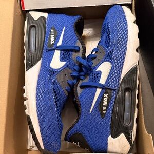 Nike Air Max Mesh Blue and Black Sneakers
